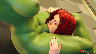 Seductive Anime Babe Sucks Hard and Gets Her Pussy Fucked Deep in Intense Hentai Scene