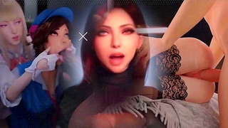 Busty Anime Babe With Huge Tits Gets Fisted Hard in Steamy Forest Cum Session