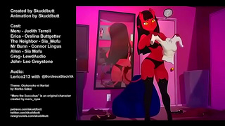 Horny Anime MILF Takes Giant Dick in Explosive Orgasm Fantasy Scene