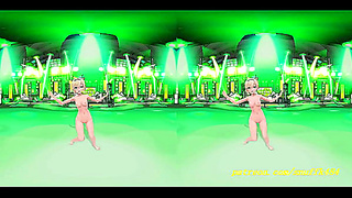 Iroha Dances Sensually in VR MMD Fantasy – Hololive Lust Unleashed