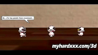 Foxy 3D Cartoon Blonde Gets Her Pussy Pounded
