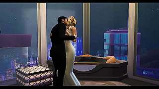 Scarlett J & Colin - 3d Hentai Sex Scenes