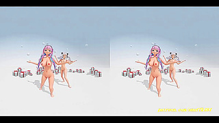 vr180 aqason nude mmd 3d dance
