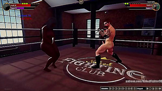 Cardi VS Lord Jerle(Naked Fighter 3D)