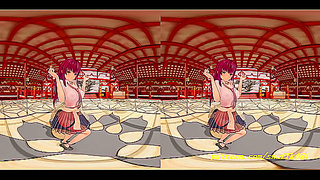 vr180 mmd marine dance 3d hololive