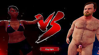Ethan vs. Dela II (Naked Fighter 3D)