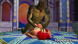 Sexy 3D Cartoon Elf Gets Her Tits and Pussy Fucked