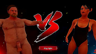 Ethan vs. Rachel (Naked Fighter 3D)