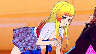 KOIKATSU'Marin my dress up darling hentai videos have sex blowjob handjob horny and