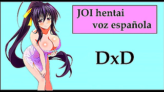 Audio JOI hentai with Akeno from Dx D She laughs at your penis