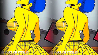 Marge Simpson Unfaithful Slut VR Hentai Compilation