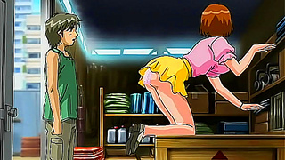 I fuck the secretary in the warehouse - Hentai uncensored