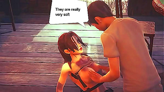 Lara croft cosplay hentai having sex with a man in new animated hentai manga video
