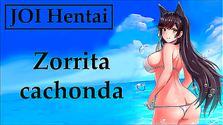 JOI hentai with a horny slut'in Spanish