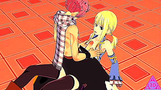 Lucy Natsu Fairy Tail hentai videos blowjob handjob horny and cumshot gameplay porn uncensored... Thereal3dstories..