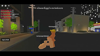 Roblox Bitch Get's Fucked by her step brother