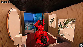 My demon girl is back'with a new avatar (Roblox)