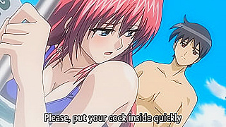 Step Sister Begs for Dick in the Pool - Hentai Uncensored [Subtitled]