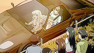 Hentai - Wild, Uncensored Car Sex With Public Exposure and Juicy Subtitles