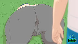 Sexy Game Moments - Milf Hentai Ass Play Before Helping Her Out Secretly