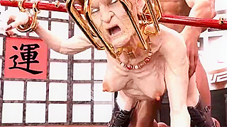 Hentai MILF Granny Gets Roughly Fucked by Hungry Stranger's Dick