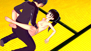 Feeling In Heat'Hentai Girl Mio Sakamoto Fucks Guy