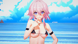 Hot Honkai Star Rail Characters Take On MMD Action Scenes Together