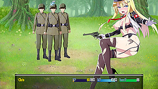 Blonde teens tempt Chris during a wild forest survival adventure with naughty fun