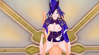 Clorinde craves your hard cock in this wild 3D hentai scene with a naughty babe