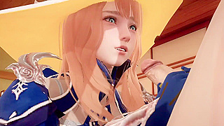 Lisa from Genshin Impact gets wild action in this hot 3D hentai animation video