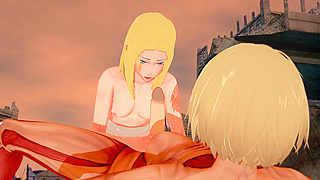 Titanic Futa Action – Female Monster Pleases Tiny Virgin Girl in Fantasy World