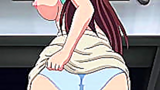 Hardcore Hentai Couple Engages In Intense Fucking With Big Cumshots