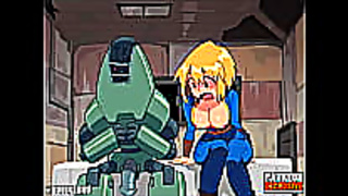 Blonde Fallout Babe Gets Fucked Doggy Style for Big Ass Anal Creampie