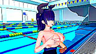 Horny Young Beauty Squirts While Riding Demon Dick in Animated Fantasy Sex Scene