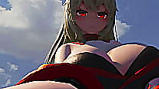 Huge Censored Monster-Girl Dominates Tiny In Steamy VR Sex Scene