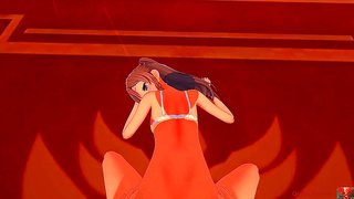 Huge Boobs Anime Chick Gets Fucked Hard for Sexy Orgasm Scene