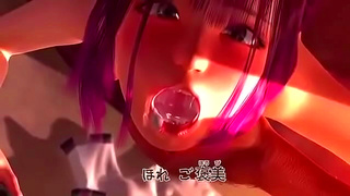 Hentai Lapdog Worshiping Big Boobs Gets Cucked By Hot Babe's Temptation Scene