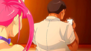 Horny Aqua from Konosuba Gives Blowjob for Epic Facial-Cumshot Orgasm