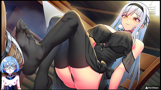 Blonde Gwen Gets Hardcore Anime Action With Cumshots Inside Her Mouth & Pussy